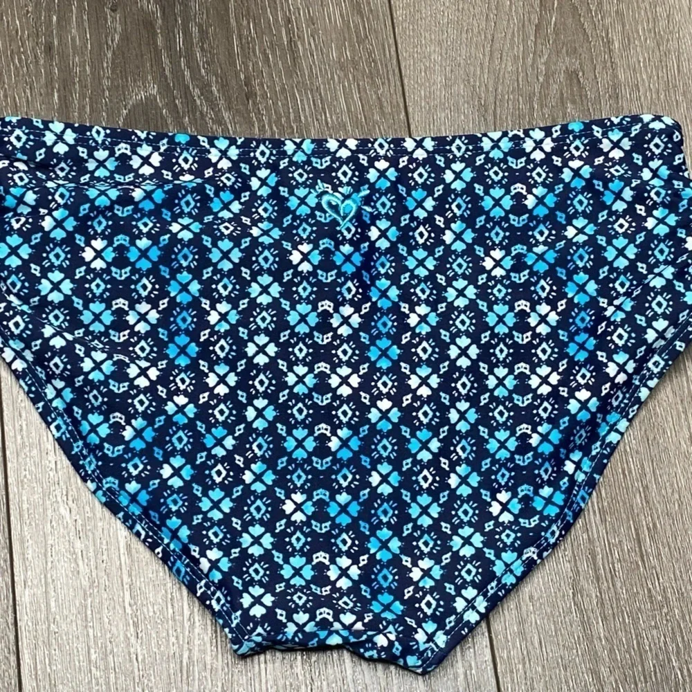 Justice Girl Bikini Bottom Seimsuit Blue Size 10